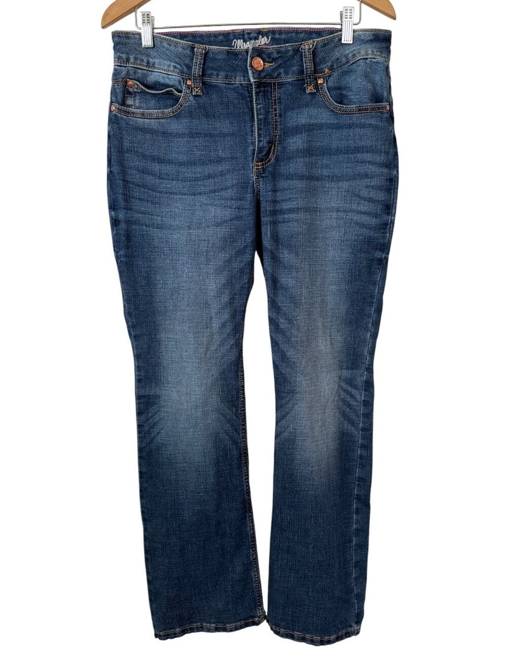 Wrangler Blue Retro Mid Rise Mae Bootcut Jean Size 32" Western Y2K Americana